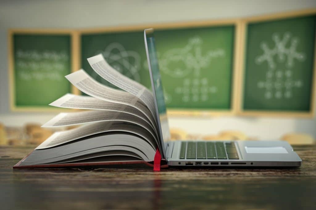 Concept d'éducation numérique